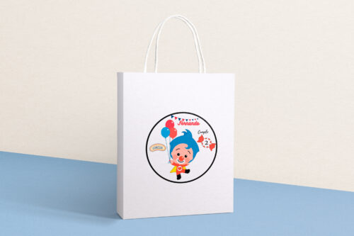 Bolsa Kraft de Plim Plim