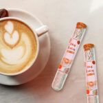 Capuchino en tubo te de despedida de soltera