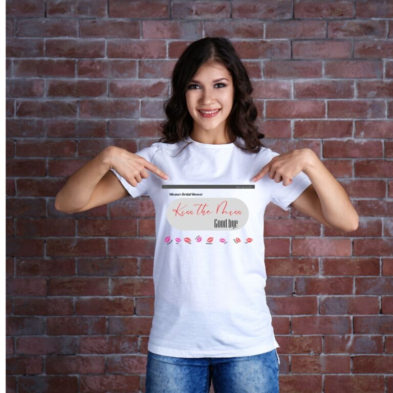 Camisas para despedida de soltera kiss the miss