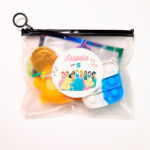 Bolsa pvc con zipper negro Princesas